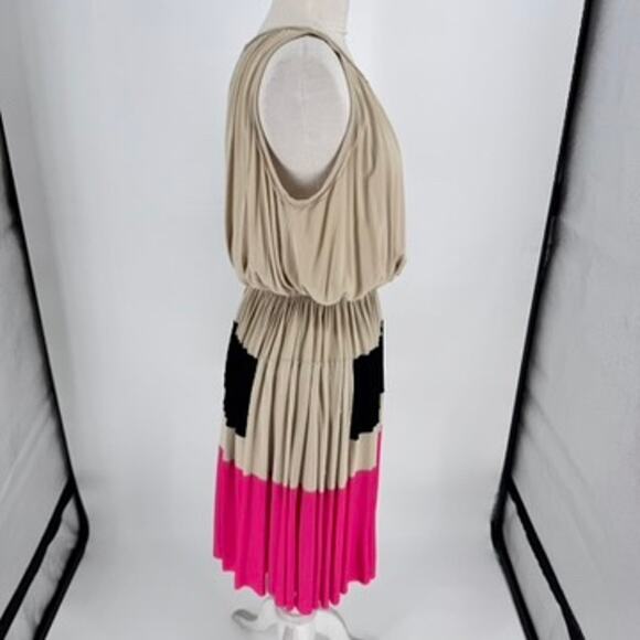 Tomas Maier Dress Size Medium Colorblock Elegant - Picture 5 of 8